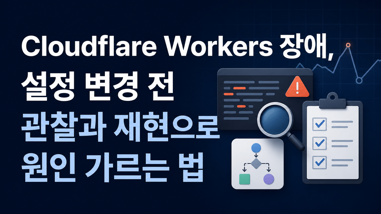 Cloudflare Workers 장애, 설정 변경 전 관찰과 재현으로 원인 가르는 법