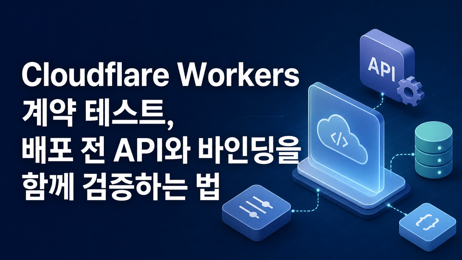 Cloudflare Workers 계약 테스트, 배포 전 API와 바인딩을 함께 검증하는 법